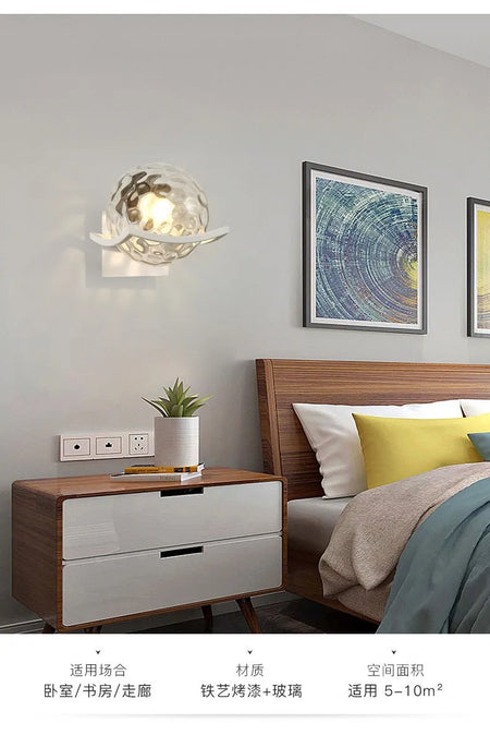Wall Light - Modern Led Gold Glass Ball Lamp for Indoor Lighting SW-36210347 - SWEET-LIGHTS