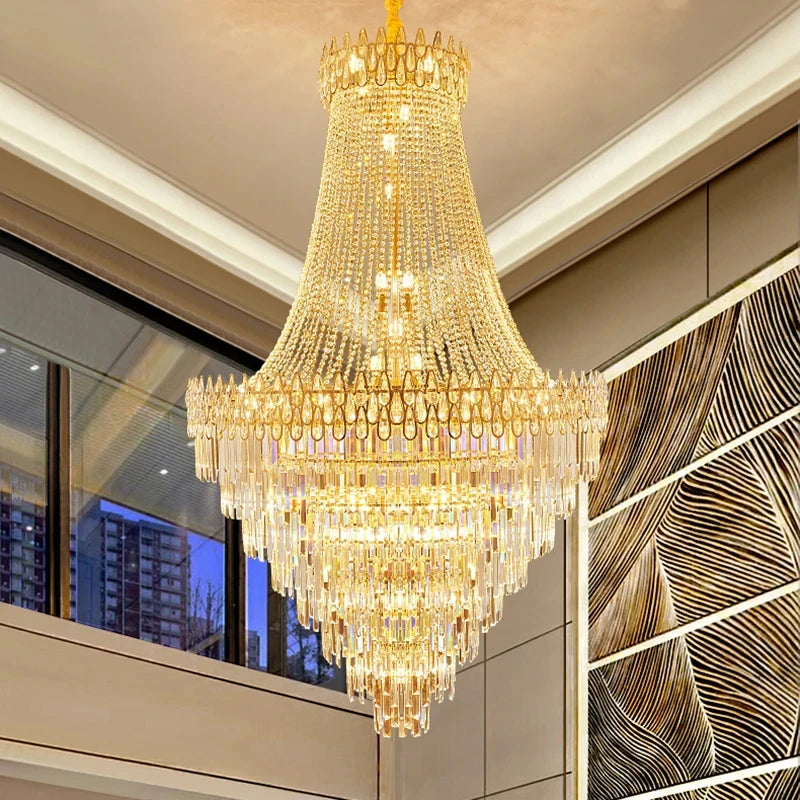 Chandelier - Nordic Modern Crystal Ceiling Light for Villa SW-36210345 - SWEET-LIGHTS