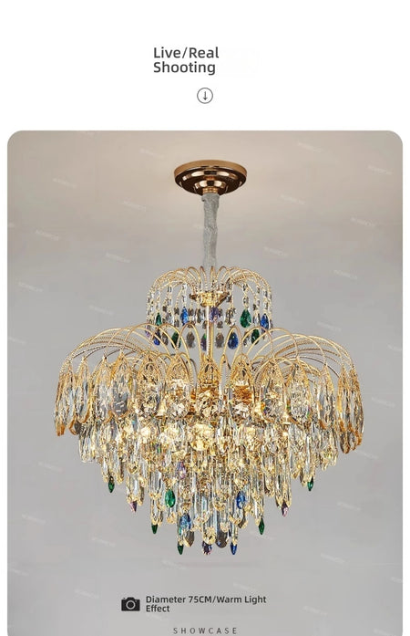 Chandelier - Home Decoration Crystal Chandelier Luxury Villa Lighting SW-36210458 - SWEET-LIGHTS