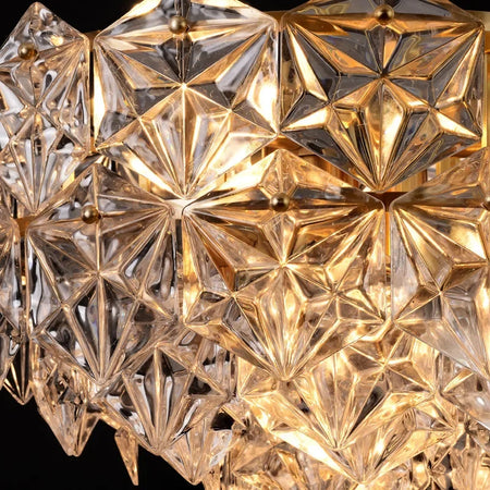 Chandelier - Modern Snow Glass Luxury for High-End Villa SW-36210478 - SWEET-LIGHTS