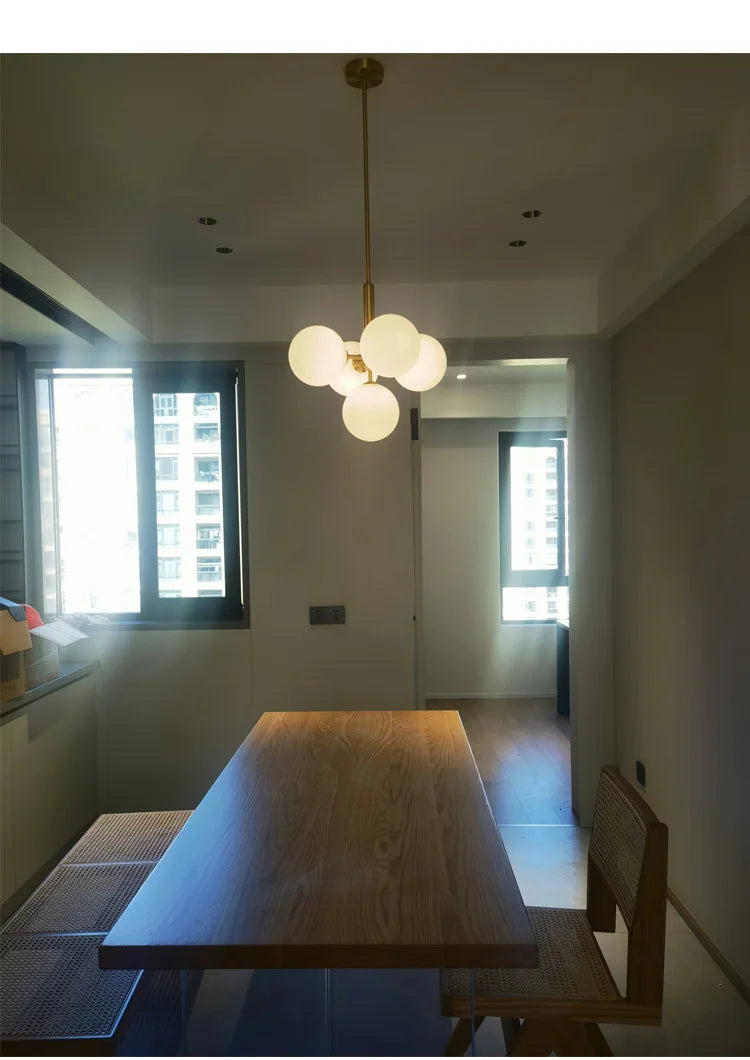 Pendant Light - Nordic Minimalist Glass Ball LED Chandelier for Home Decor SW-36210457 - SWEET-LIGHTS