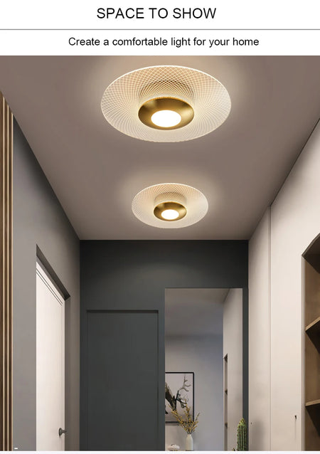 Ceiling Light - Flush Mount LED Fixture for Home Aisle SW-36214578 - SWEET-LIGHTS