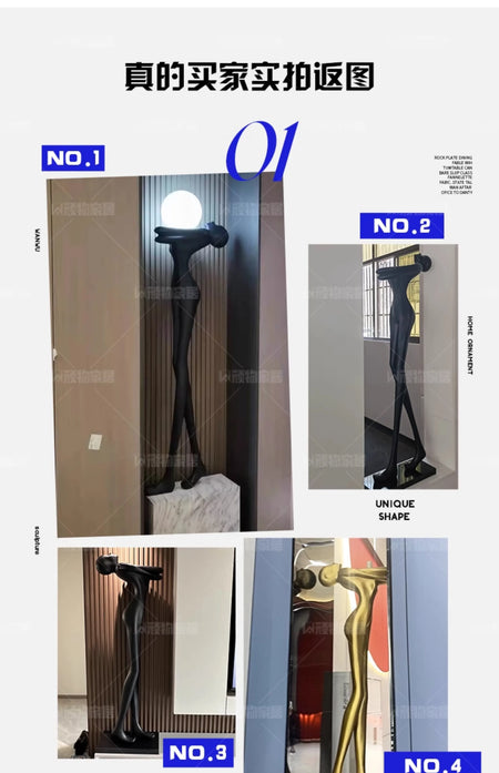 Floor Lamp - Creative Art Character-shaped Sculpture LED Lights SW-36214978 - SWEET-LIGHTS