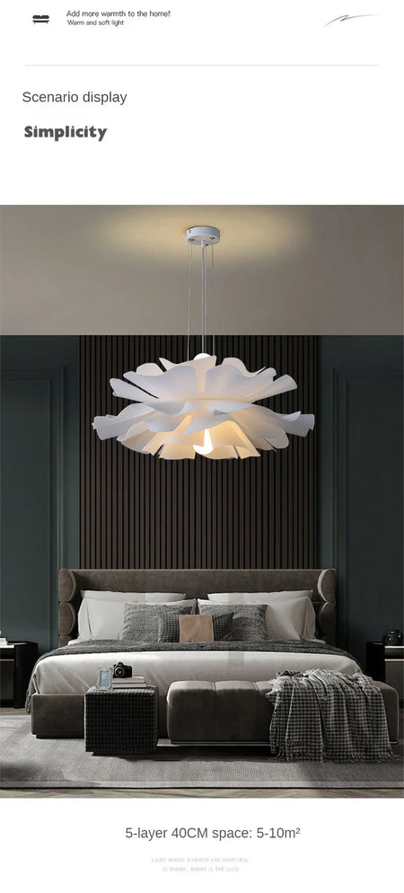 Pendant Light - Modern Acrylic Flower Chandelier LED Lamp SW-36210234 - SWEET-LIGHTS