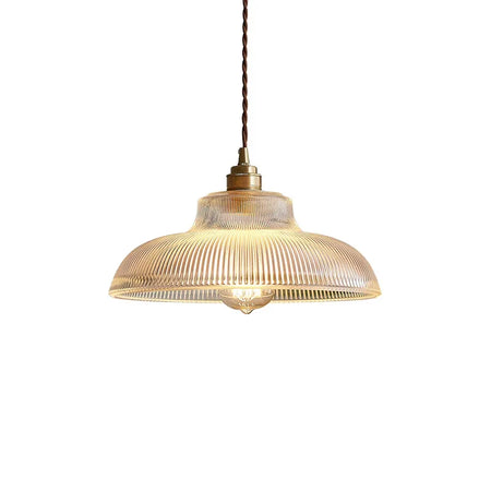 Pendant Light - Japanese Brass Semicircular Glass Chandelier for Bedroom and Dining Room SW-36210456 - SWEET-LIGHTS