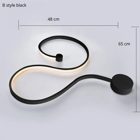 Wall Light - Modern LED Wall Lamps for Bedroom Living Room White/Black Fixtures SW-36210345 - SWEET-LIGHTS