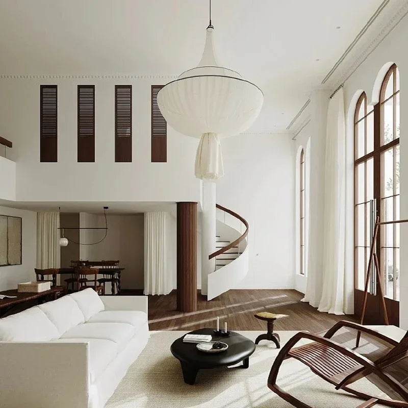 Pendant Light - Japanese Retro Wabi Sabi Cloth Chandelier Home Pendant Lights Room Decor SW-36210578 - SWEET-LIGHTS