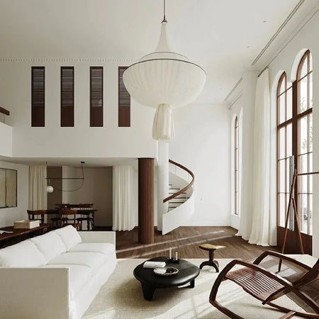 Pendant Light - Japanese Retro Wabi Sabi Cloth Chandelier Home Pendant Lights Room Decor SW-36210578 - SWEET-LIGHTS