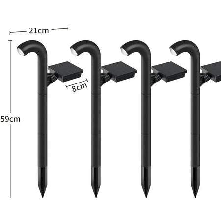 Outdoor Light - 1-4 Pcs Solar LED Super Bright Spotlight IP55 Waterproof Path Light for Garden Decor SW-36210457 - SWEET-LIGHTS