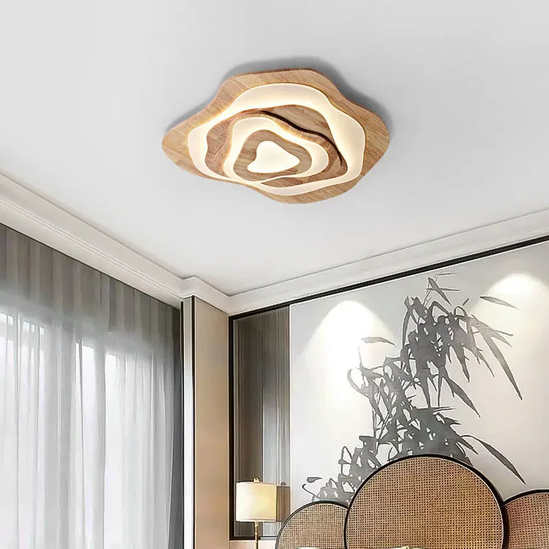 Ceiling Light - Modern Wood Led Ceiling Lamp for Living Room Bedroom Kitchen SW-36210567 - SWEET-LIGHTS