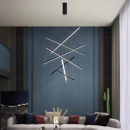 Pendant Light - Modern Stair Chandelier Nordic Luxury LED Ceiling Lamp for Living Room Indoor Light SW-36210567 - SWEET-LIGHTS