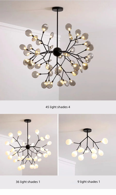 Pendant Light - Nordic G4 Led Chandelier Modern Branch Gold Black SW-36210678 - SWEET-LIGHTS