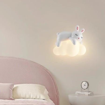 Children Lighting - White Clouds Bear Wall Lamps LED Children's Room Lamp Modern Warm Decor SW-36210345 - SWEET-LIGHTS