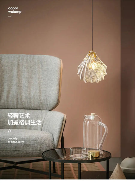 Pendant Light - Light Luxury Bedroom Bedside Chandelier SW-36210457 - SWEET-LIGHTS
