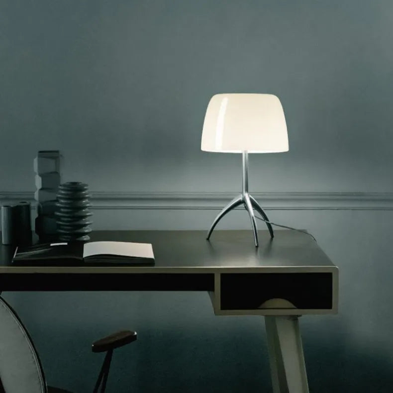 Table Lamp - Italian Designer Glass Shade Tripod Desk Light SW-36210345 - SWEET-LIGHTS