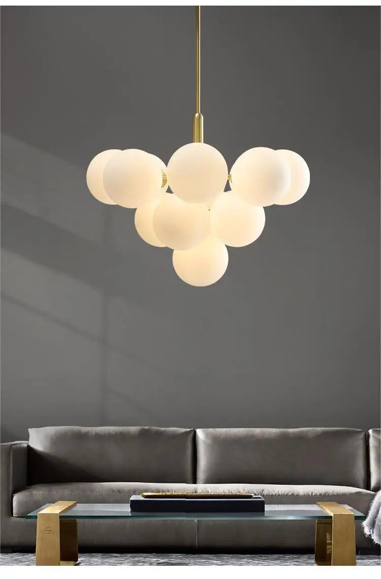 Pendant Light - Nordic Minimalist Glass Ball LED Chandelier for Home Decor SW-36210457 - SWEET-LIGHTS