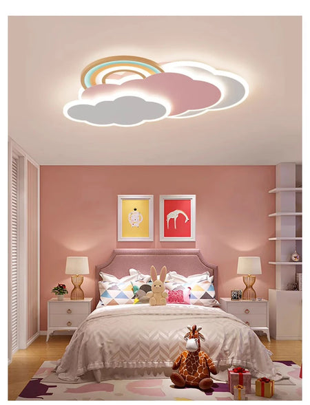 Children Lighting - Rainbow Cloud Ceiling Lights for Pink Girl Bedroom SW-36210348 - SWEET-LIGHTS