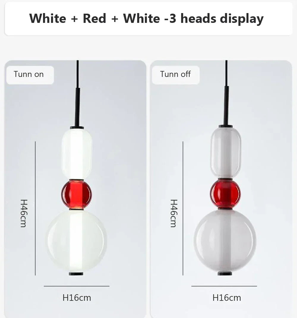 Pendant Light - Modern Candy Glass Italian Hanging Lamp for Loft Kitchen and Restaurant Decor SW-36210345 - SWEET-LIGHTS