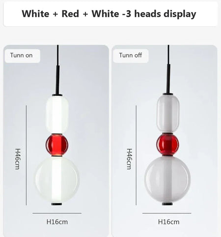 Pendant Light - Modern Candy Glass Italian Hanging Lamp for Loft Kitchen and Restaurant Decor SW-36210345 - SWEET-LIGHTS