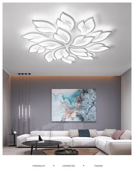 Ceiling Light - Modern LED Ceiling Chandeliers Light for Living Dining Room Bedroom Ceiling Lamps With Remote Control Dimmable Lights Fixtures SW-36210347 - SWEET-LIGHTS