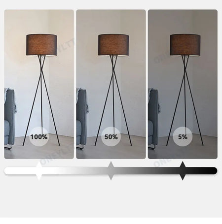 Floor Lamp - Scandinavian Fabric Led Tripod Design Light SW-36210347 - SWEET-LIGHTS