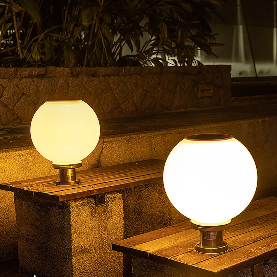 Outdoor Light - Solar Light Outdoor Fixtures Round Ball Lamp SW-36210457 - SWEET-LIGHTS