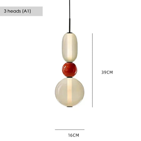 Pendant Light - Modern Candy Glass Italian Hanging Lamp for Loft Kitchen and Restaurant Decor SW-36210345 - SWEET-LIGHTS