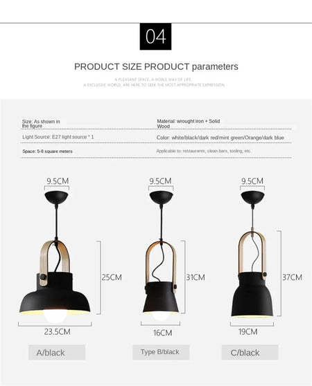 Pendant Light - Nordic Loft LED Iron Macaron Lamp Fixtures SW-36210347 - SWEET-LIGHTS