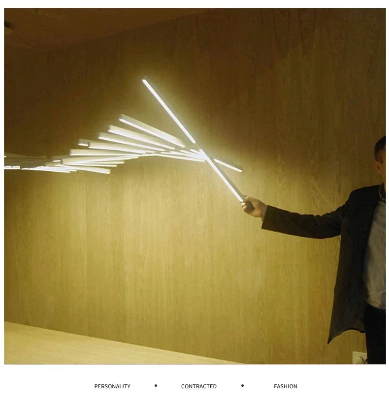 Pendant Light - Luxury Creative Fishbone Chandelier LED Home Decor SW-36210457 - SWEET-LIGHTS