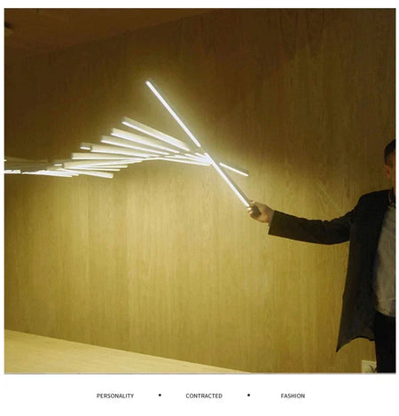 Pendant Light - Luxury Creative Fishbone Chandelier LED Home Decor SW-36210457 - SWEET-LIGHTS