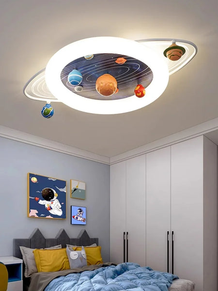 Children Lighting - Children's Room Ceiling Lamp Space Planet Eye Protection Light SW-36210347 - SWEET-LIGHTS