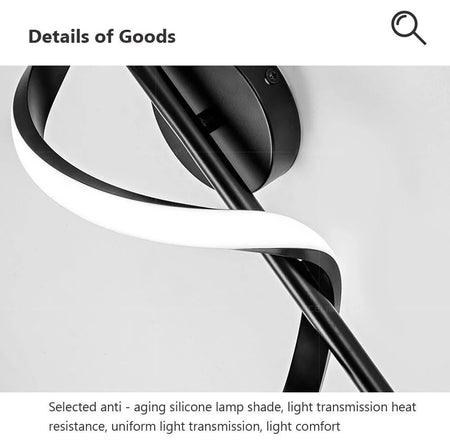 Wall Light - Minimalist LED Wall Lamp Black White Gold SW-36210345 - SWEET-LIGHTS