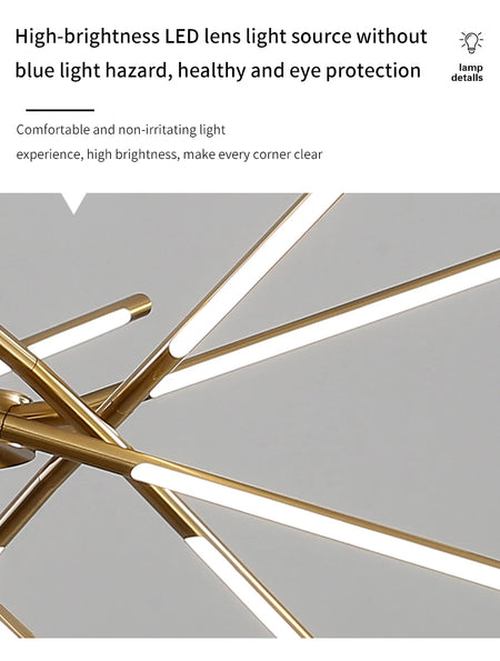 Pendant Light - Nordic Geometry Restaurant Chandelier LED Remote SW-36210789 - SWEET-LIGHTS