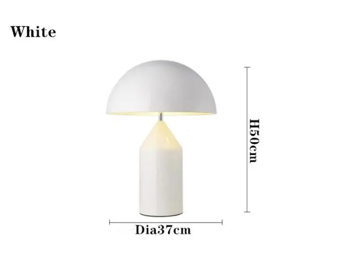 Table Lamp - Electroplating Nordic Black White Gold Mushroom LED Decor SW-36210345 - SWEET-LIGHTS