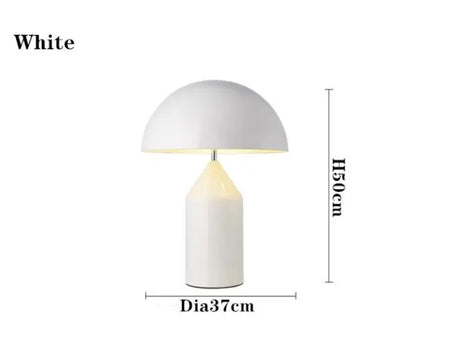 Table Lamp - Electroplating Nordic Black White Gold Mushroom LED Decor SW-36210345 - SWEET-LIGHTS