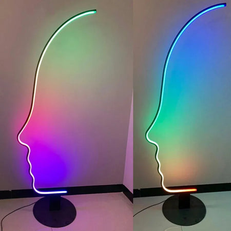 Floor Lamp - New Modern Human Face LED Decor Light SW-36210345 - SWEET-LIGHTS