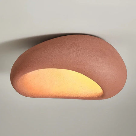 Ceiling Light - Modern Japanese Wabi Sabi Grey 45cm Lamp Coral Red SW-36210123 - SWEET-LIGHTS
