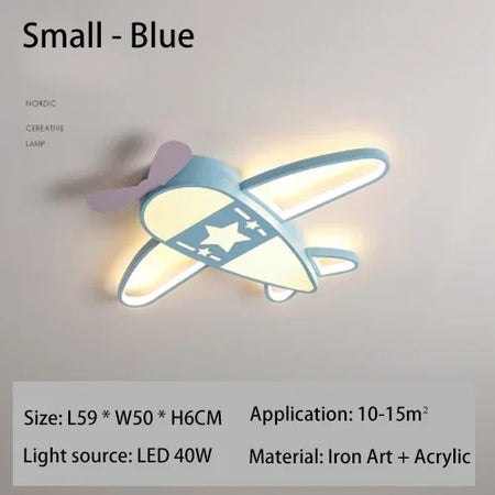 Children Lighting - Modern Airplane Led Ceiling Lights Children Cartoon Creative Lamp for Kids Room Indoor Lighting SW-36210234 - SWEET-LIGHTS