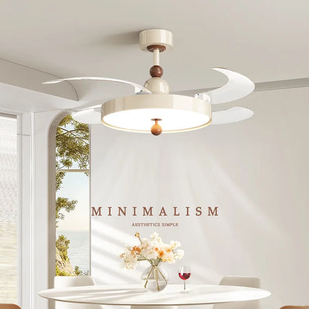 Fans - Modern LED Invisible Fan Lamp With Remote Control SW-36210437 - SWEET-LIGHTS