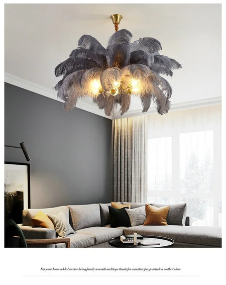 Pendant Light - Nordic Feather Ceiling Chandelier for Home Decoration Indoor Lighting SW-36210457 - SWEET-LIGHTS
