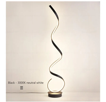 Floor Lamp - Modern LED Strip Minimalist Black White Light SW-36210457 - SWEET-LIGHTS