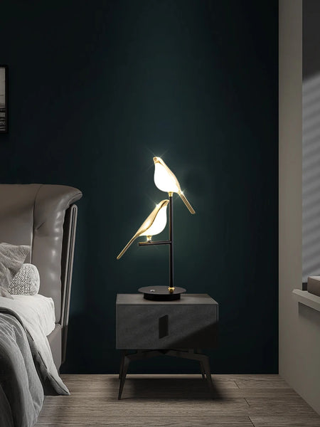 Table Lamp - Modern LED Magpie Bird Model for Indoor Reading SW-36210347 - SWEET-LIGHTS