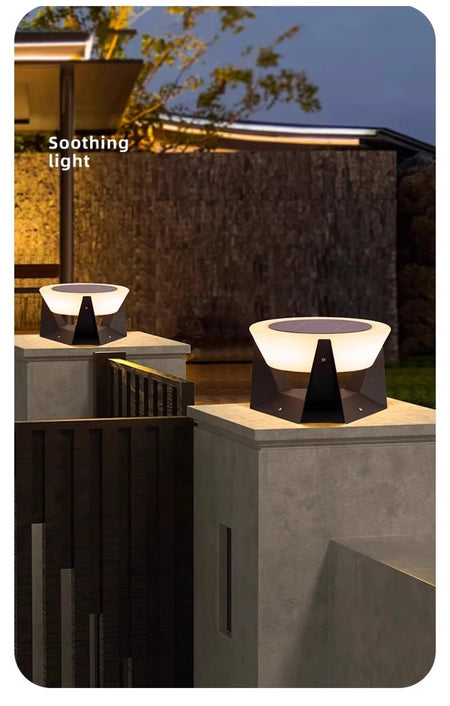 Outdoor Light - LED Remotely Controlled Solar Column Lamp Dimmable Waterproof SW-36210425 - SWEET-LIGHTS