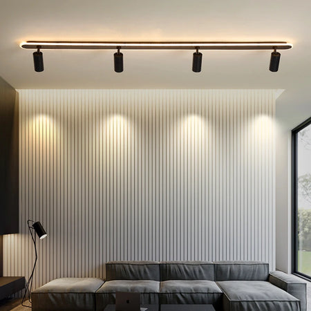Spotlight - Nordic Bedroom Spotlight Ceiling Lights Smart LED Lamps For Living Room Indoor Lighting White Black Home Decor SW-36210001 - SWEET-LIGHTS
