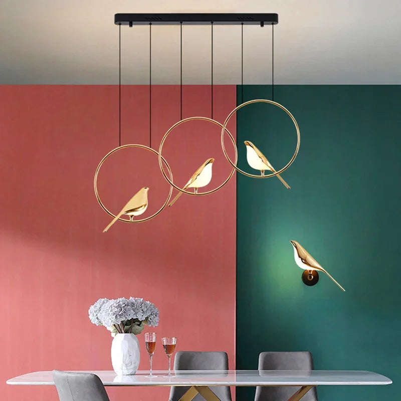 Pendant Light - BUNNY Nordic Postmodern Round LED Bird Light SW-36210789 - SWEET-LIGHTS