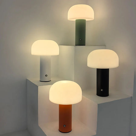 Table Lamp - New Mushroom Lamp LED Charging 3-Colored Dimming SW-36210234 - SWEET-LIGHTS