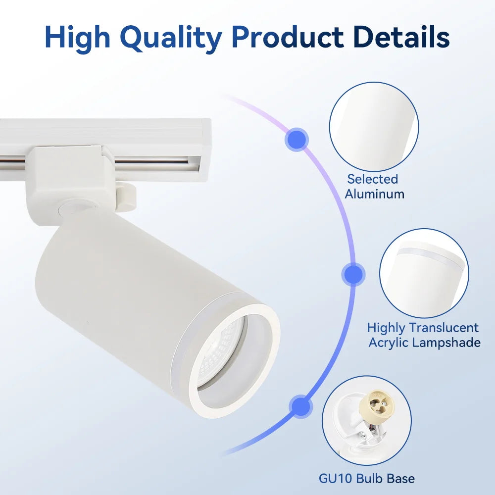Spotlight - Led GU10 Track Light Rail Ceiling Spot Fixture SW-36210897 - SWEET-LIGHTS