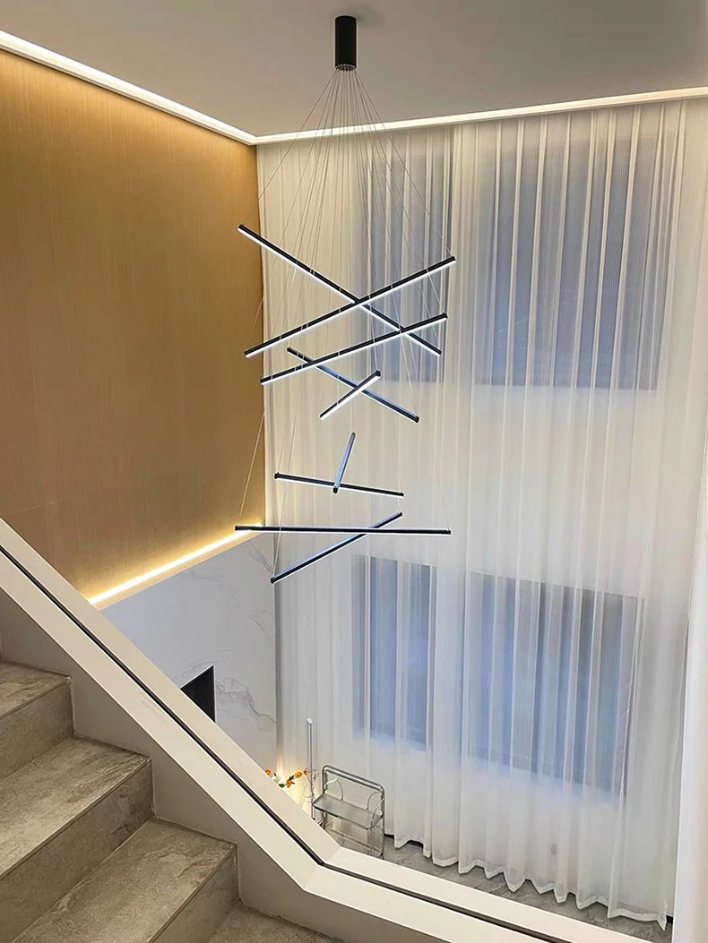 Pendant Light - Modern Stair Chandelier Nordic Luxury LED Ceiling Lamp for Living Room Indoor Light SW-36210567 - SWEET-LIGHTS