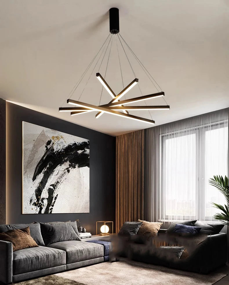 Pendant Light - Modern Stair Chandelier Nordic Luxury LED Ceiling Lamp for Living Room Indoor Light SW-36210567 - SWEET-LIGHTS