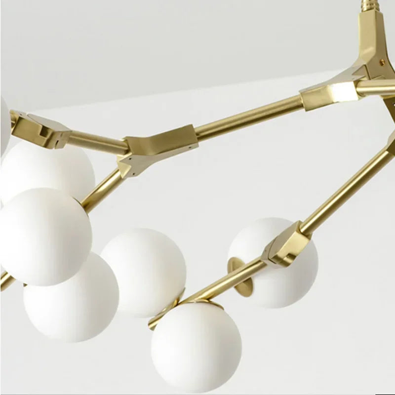 Pendant Light - Modern Tree Branches LED Chandelier with Glass Balls for Living Room and Dining Room SW-36210457 - SWEET-LIGHTS